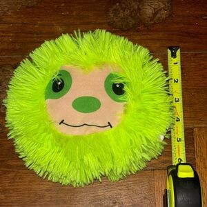 Green Furry Round Plush Toy